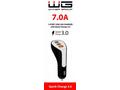 WG - Autonabíječka 3x USB-A, total 7.0 A ( QC 3,0 