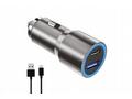 WG - Autonabíječka 2x USB 38 W, 1x USB-A + 1x USB-