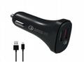 WG - Autonabíječka 2x USB, Quick Charge 3.0 5,4 A,