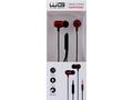 WG - Sluchátka HF stereo 3.5 mm Jack, červená