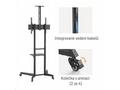 Pojízdný stojan Brateck T1040T pro TV 37"-70" 50kg