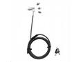 DICOTA Universal Security Cable Lock, 3 Exchangeab