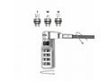 DICOTA Universal Security Cable Lock, 3 Exchangeab