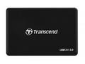 Transcend USB-C čtečka paměťových karet, černá - S