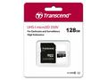 TRANSCEND MicroSDXC karta 128GB 350V, High Enduran