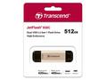 Transcend JetFlash 930C - Jednotka USB flash - 512