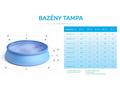 Marimex Bazén Tampa 3,66x0,91 m bez filtrace - mot