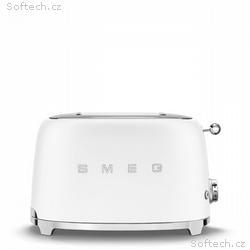 Smeg TSF01WHMEU toustovač, topinkovač, 2 toasty, 6