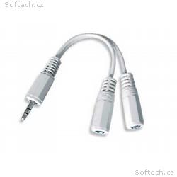 GEMBIRD Kabel audio 3,5mm Jack - 2x 3,5mm Jack (M,