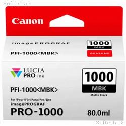 Canon CARTRIDGE PFI-1000MBK matná černá pro ImageP