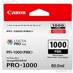Canon CARTRIDGE PFI-1000PBK photo černá pro ImageP