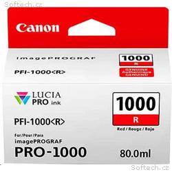 Canon CARTRIDGE PFI-1000R červená pro ImagePROGRAF