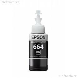 EPSON ink čer T6641 Black ink container 70ml pro L