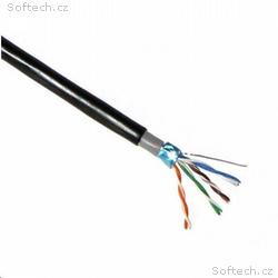 FTP kabel PlanetElite, Cat5E, drát, dvojitý venkov