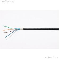 FTP kabel LYNX Cat5E, drát, dvojitý venkovní PE+PV
