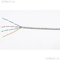 UTP kabel LYNX, Cat5E, drát, LS0H, Dca, šedý, 305m
