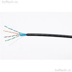 FTP kabel LYNX Cat5E, drát, venkovní dvojitý plášť