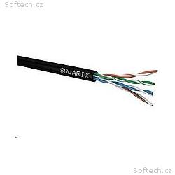 Instalační kabel Solarix venkovní UTP, Cat5E, drát