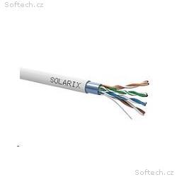 Instalační kabel Solarix FTP, Cat5E, drát, PVC, bo