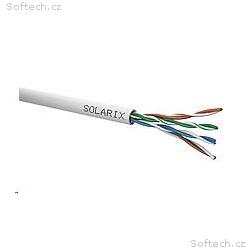 Instalační kabel Solarix UTP, Cat5E, drát, PVC, bo