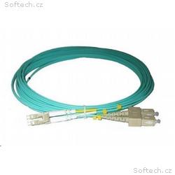 Duplexní patch kabel MM 50, 125, OM3, LC-SC, LS0H,