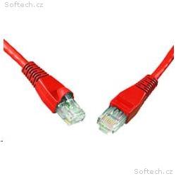 SOLARIX patch kabel CAT6 UTP PVC 0,5m červený