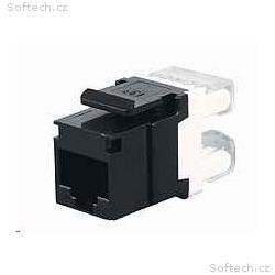 Solarix Zařezávací keystone CAT5E UTP RJ45 černý S