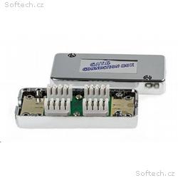 Spojovací box STP Cat6 narážecí, stříbrná