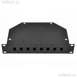 Optická vana 10" 1U, 8x SC simplex (8x LC duplex),