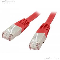 XtendLan patch kabel Cat6, FTP - 0,25m, červený (p