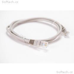 LYNX patch kabel Cat5E, UTP - 1m, šedý (prodej po 