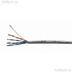 UTP kabel LYNX REELEX AIR, Cat5E, drát, PVC, Eca, 