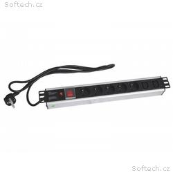 19" rozvodný panel XtendLan 5x230V, 2xIEC320-C13, 