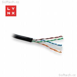 LYNX UTP kabel, Cat6, PE (Fca), celoměděný, venkov