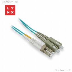 LYNX duplexní patch kabel MM, OM3, LC, SC, 50, 125