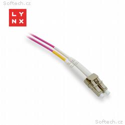 LYNX duplexní patch kabel MM, OM4, LC, LC, 50, 125