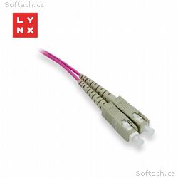 LYNX duplexní patch kabel MM, OM4, SC, SC, 50, 125