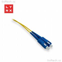 LYNX duplexní patch kabel SM, OS2, SC, SC, 9, 125µ