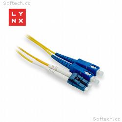 LYNX duplexní patch kabel SM, OS2, LC, SC, 9, 125µ
