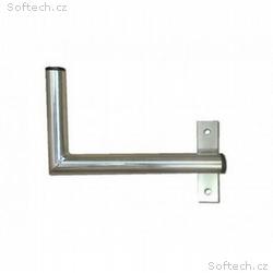 Držák antény na zeď u okna s pásem, pravé uchycení