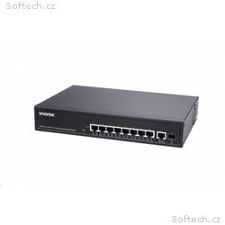 Vivotek PoE switch AW-GEL-105A-110, 8xGE PoE(802.3