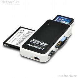 AXAGON CRE-X1, USB 2.0 externí MINI čtečka 5-slot 