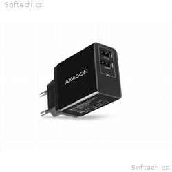AXAGON ACU-DS16, SMART nabíječka do sítě 16W, 2x U
