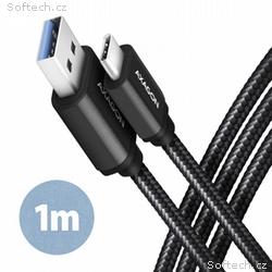 AXAGON BUCM3-AM10AB, SPEED kabel USB-C <-> USB-A, 