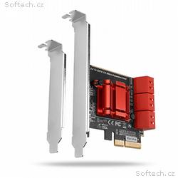 AXAGON PCES-SA6, PCIe řadič - 6x interní SATA 6G p