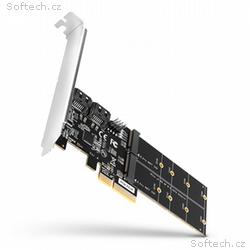 AXAGON PCES-SA4M2, PCIe řadič - 2x interní SATA 6G