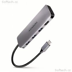 AXAGON HMC-HCR3A, USB 3.2 Gen 1 hub, porty 3x USB-