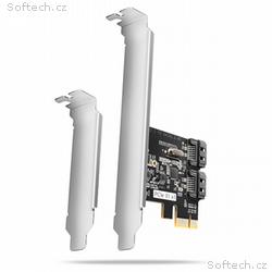 AXAGON PCES-SJ2, PCIe řadič - 2x interní SATA 6G p