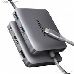 AXAGON HMC-5HL USB 5Gbps hub, 2x USB-A, HDMI 4k, 6