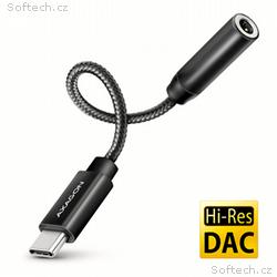 AXAGON ADA-HC, USB-C na 3.5mm jack - Hi-Res DAC au